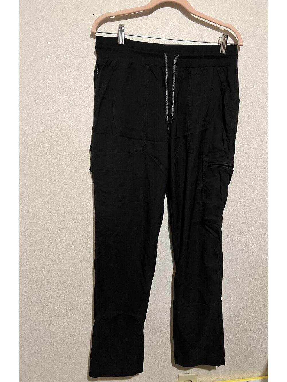 Carhartt Women's Scrub Pants Black Rugged Flex Slim Leg Size Large C52237